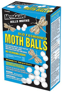 Moth Guard Brand  MOTH BALLS, OLD FASHIONED 5 oz (15.6 cu ft) Kills Moths  殺飛蛾藥球