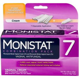 Monistat 7 Day Cure & Itch Relief Cream & Applicators