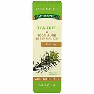 Nature's Truth Brand Tea Tree 100% Pure Essential Oil, 0.51 Fl oz (15 mL)  100％ 純茶樹精油