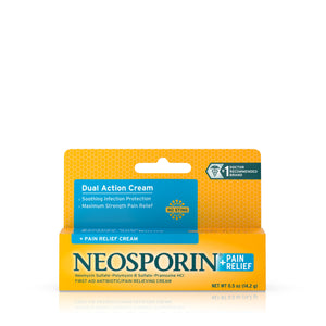 Neosporin Maximum Strength Plus Cream, 0.5 oz