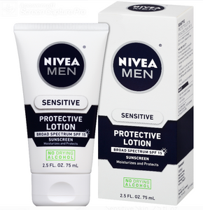 NIVEA MEN SENSITIVE P/LOTION SPF 15 2..5 OZ