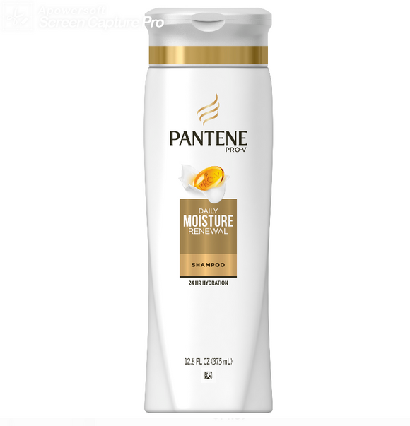 PANTENE Pro-V Daily Moisture Renewal Shampoo (12.6 fl oz)  潘婷Pro-V 每日保濕更新洗髮水