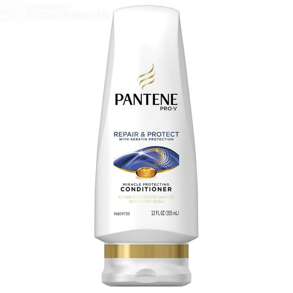 PANTENE Brand Pro-V Repair & Protect Conditioner (12 fl oz)  潘婷 Pro-V 進行保護和修復護髮素