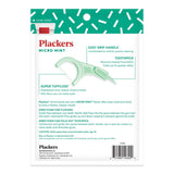 Plackers Brand Micro Mint Dental Floss Picks, 150 Count  微薄荷牙線叉