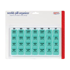 Preferred Plus Brand Pill Box Weekly-Daily Pill Organizer 1 Ea  藥丸收納盒, 每週一次的日常用藥