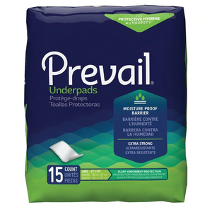 Prevail Brand Fluff Underpads, Large-23"x36", 15 Count  一次性絨毛底墊, 大號 23"x36", 15張