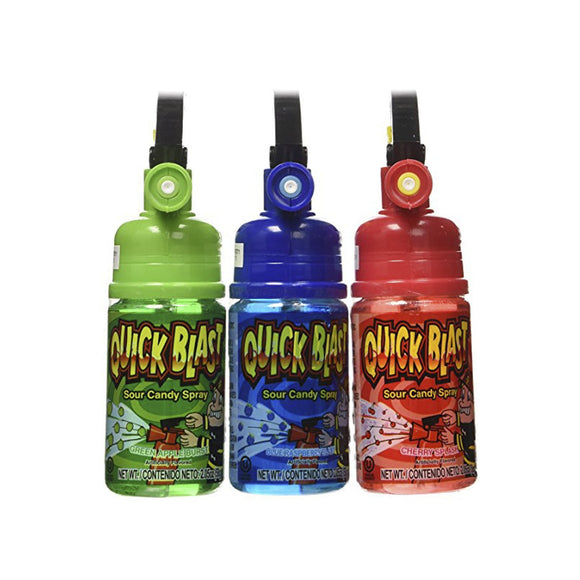 Quick Blast Brand Fire Extinquisher of Sour Candy Spray 2.05 oz (58g)  酸味糖果噴霧滅火器