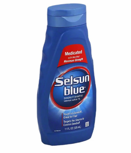 Selsun Blue Medicated With Menthol Dandruff Shampoo - 11 Fl Oz
