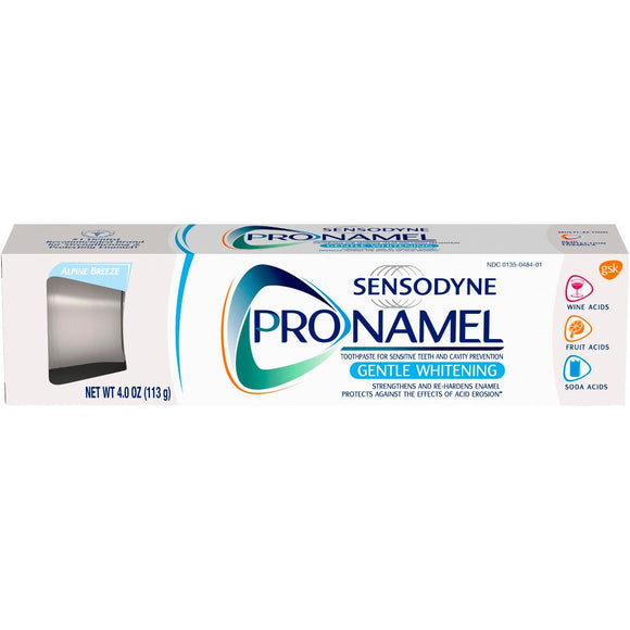 Sensodyne ProNamel Brand Gentle Whitening Toothpaste 4 oz (113g)  溫和美白牙膏