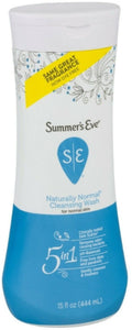 Summer's Eve Brand 5 in 1 Cleansing Wash for normal Skin Naturally Normal 15 Fl oz (444 mL)  5合1潔面乳適合普通肌膚