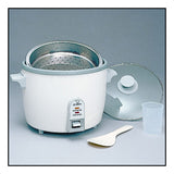 Zojirushi Brand Rice Cook/Steam/Warm, 10 Cup, White NHS-18  象印牌 電飯鍋, 可蒸汽/暖熱-10杯，白色