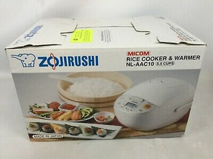 Zojirushi Brand NL-AAC10 Micom Rice Cooker & Warmer 5.5 cups, Beige & Bisque  象印牌 電飯煲+保溫 5.5杯, 煮米飯和濃湯