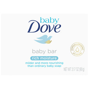 Dove Baby Bar Rich Moisture (3.17 oz) 婴儿多芬滋润皂 90g