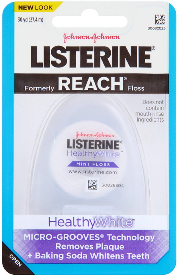 Johnson Listerine Brand Healthy Wihite 30 yd 美白牙线 27.4m