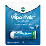 Vicks Brand VapoInhaler Portable Non-Medicated Nasal Inhaler, Menthol 便携式非药物鼻吸入器，薄荷醇