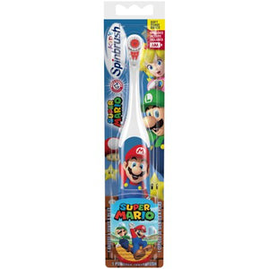 Arm & Hammer Spinbrush Brand Super Mario Powered Kid's Toothbrush  兒童電動牙刷, 超級馬里奧版