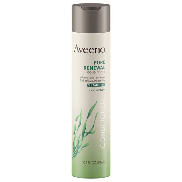 Aveeno Brand PURE RENEWAL Sulfate-Free Conditioner For All Hair Types (10.5 fl oz)  無硫酸鹽護髮素適用於所有髮質