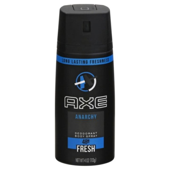 AXE Brand Anarchy Deodorant Body Spray For Him 4 oz (133g)  身體除臭味噴霧