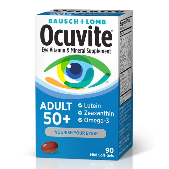 OCUVITE EYE HEALTH ADULT 50+ SOFTGELS 90 CT