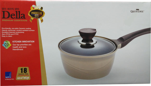 DELLA PREMIUM COOKWARE 18CM SAUCE PAN 韓國18公分單把手鍋