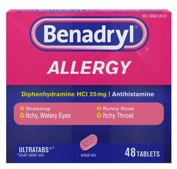 BENADRYL TAB 48S