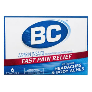 BC Brand Analgesic Powder, 6 Count  鎮痛藥