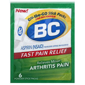 BC Brand Arthritis Formula Pain Reliever Powders   關節炎止痛粉