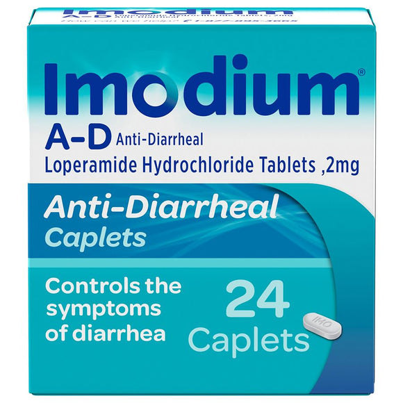 Imodium A-D Anti-Diarrheal Caplets - 24 ct