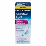 Bausch + Lomb Brand Sensitive Eyes Plus Saline Solution 12 fl oz (355mL) 博士伦隐形眼镜护理液 敏感型