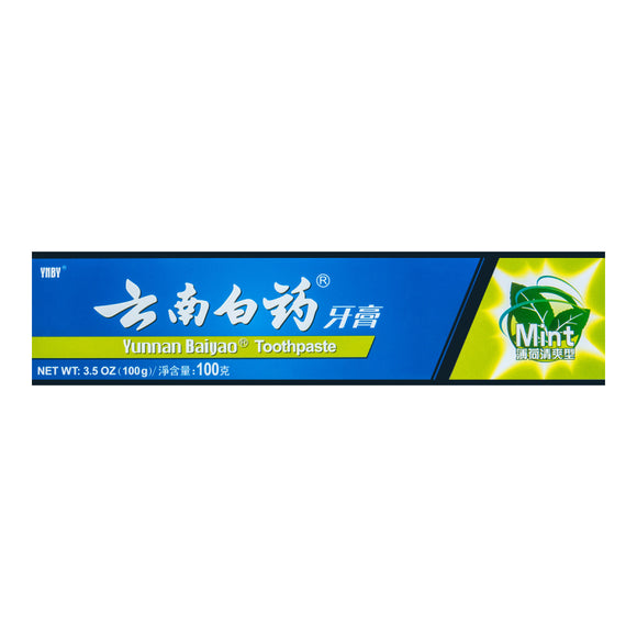 YunNan Baiyao Brand Toothpaste with Mint 3.5 oz (100g)