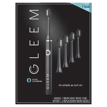 GLEEM Electric Toothbrush, Battery Powered