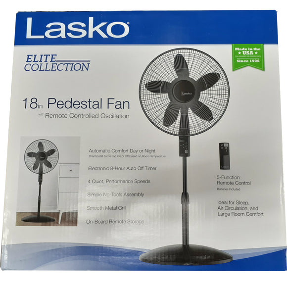 LASKO Fan w/ Remote 18 in