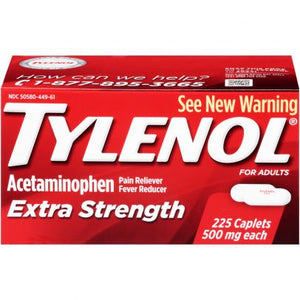 TYLENOL EXTRA 500MG 225CAPLETS