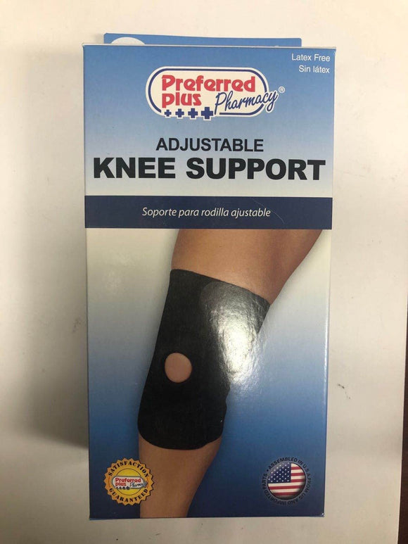 Preferred Plus Pharmacy Adjustable Knee Support Size S/M  可调节护膝带 小/中号