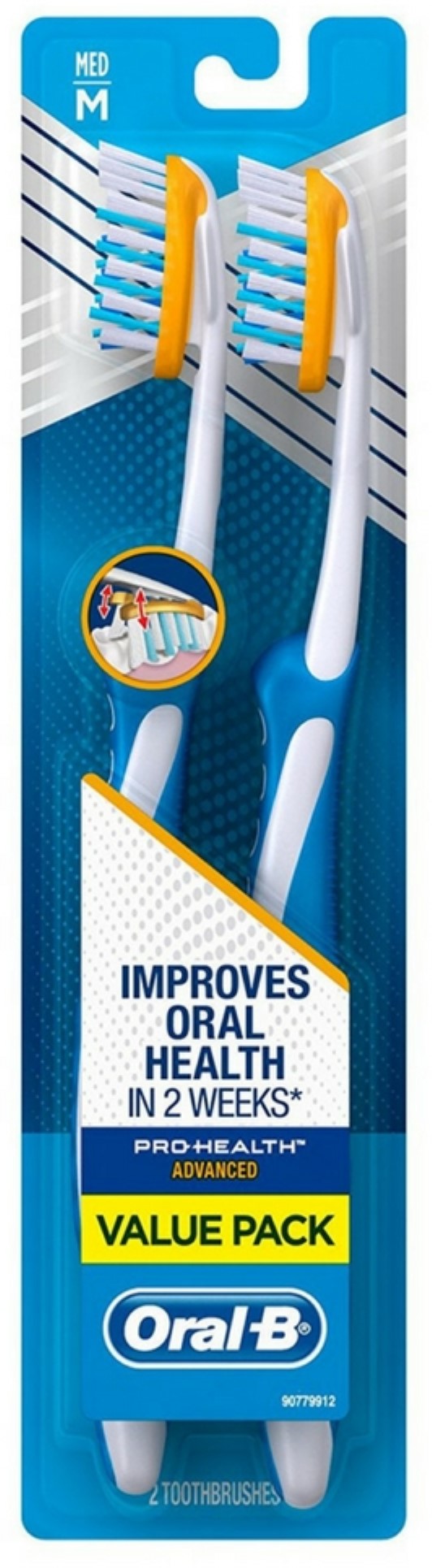 Oral-B Brand Pro-Health Clinical Pro-Flex Medium Toothbrush 2 Count  高級 中號牙刷 2支