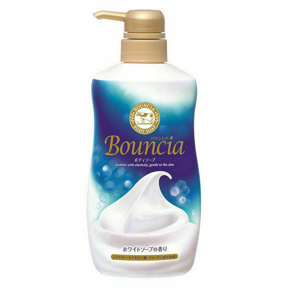 Cow Brand Bouncia Body Soap Pump (Milk) 500m 沐浴乳