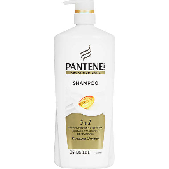 PANTENE Brand PRO-V Advanced Care 5 IN 1 SHAMPOO (38.2 FL OZ)  潘婷（Pantene Pro-V）5合1 洗髮水