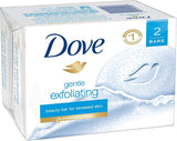 Dove Beauty Bar Soap - Gentle Exfoliating - 2 Count 多芬温和去角质皂 2块装