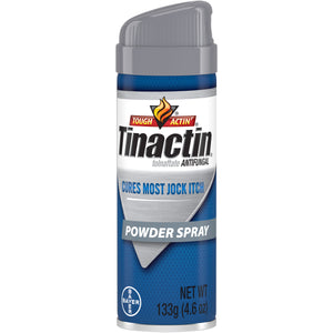 Tinactin Brand Jock Itch Antifungal Treatment Powder Spray, 4.6 Ounce 抗真菌粉末喷剂 133g