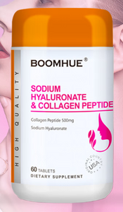 Boomhue Sodium Hyaluronate & Collagen Peptide 60 tables