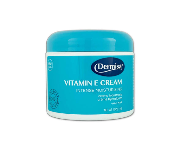 Dermisa Brand Vitamin E Cream with Q10 Intense Moisturizing 4 oz (114g)  维生素E+Q10 保濕霜