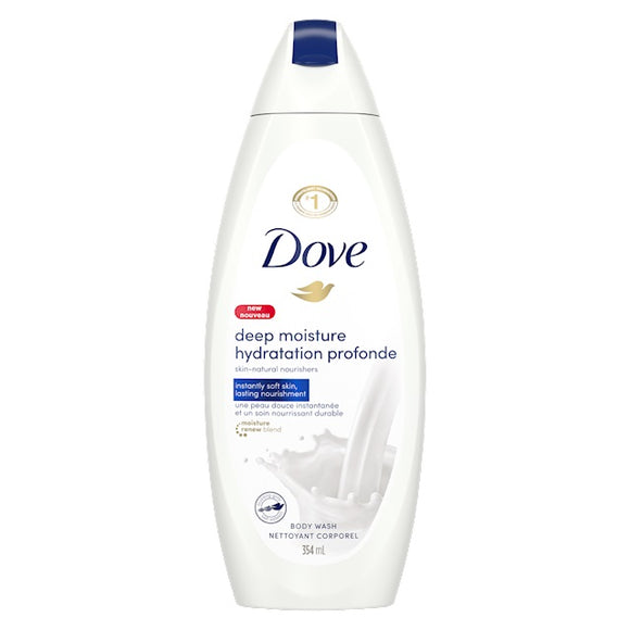 Dove Brand Deep Moisture Body Wash (12 FL oz)  Dove 深層保濕沐浴露