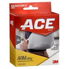ACE Brand 3M Arm Sling, Adjustable Padded Shoulder Strap  可调式软垫肩带 一只装