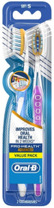 Oral-B Pro-Health Clinical Pro-Flex Soft Toothbrush*2  专业健康牙刷 软毛 2只装