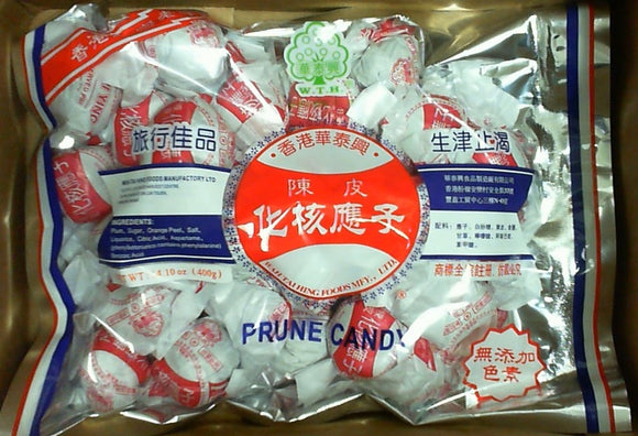 WTH Prune Candy (Orange Peel Flavor) 14.1 oz (400g