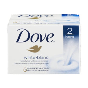 DOVE Beauty Bar White 4 oz, 2 Bar