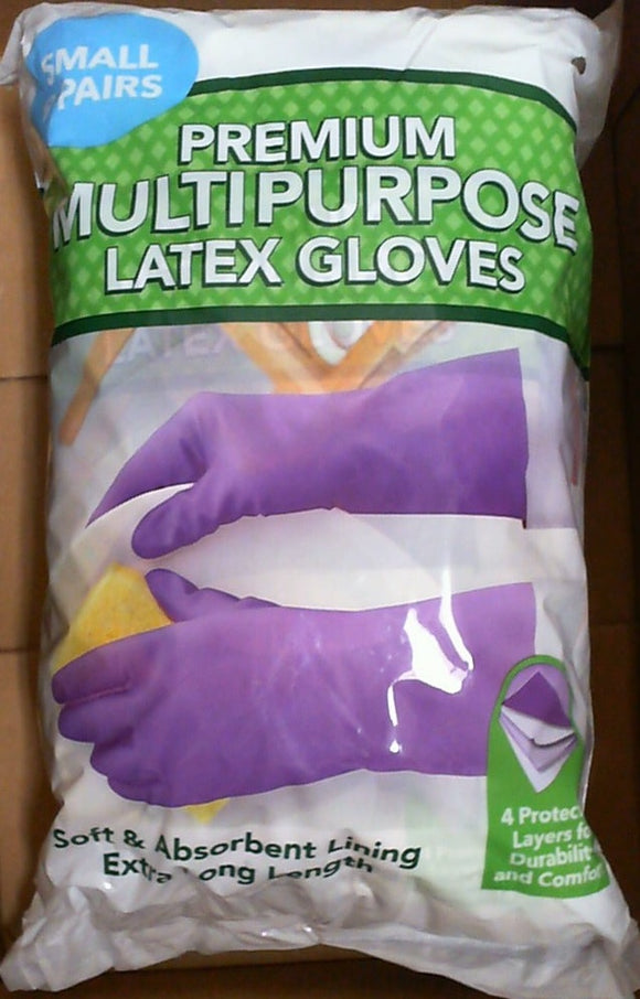 Clean Ones Brand (9 Pairs) Premium Multi Purpose Latex Gloves (SMALL)