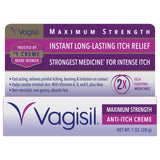 Vagisil Anti-Itch Creme Long Lasting Itch Relief, Maximum Strength - 1 Oz