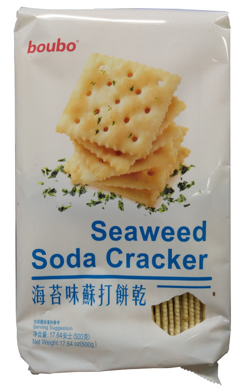 boubo Seaweed Soda Cracker 17.64 oz (500g) ??????? 500?