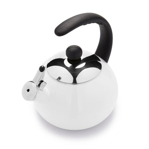 FARBERWARE TEA KETTLE w/ WHISTLE (WHITE) 2.5 Qt.